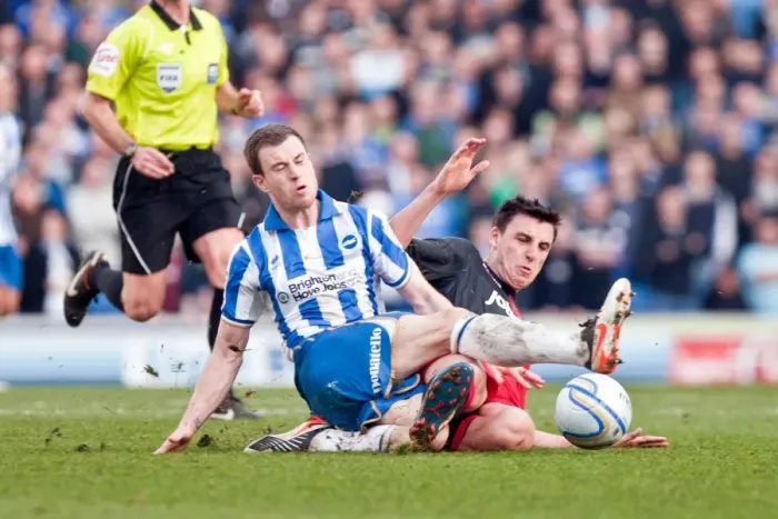 Framed Print : Brighton & Hove Albion's Ashley Barnes in Action Against Portsmouth, Championship Clash at Amex Stadium (March 10, 2012) Framed Print : Brighton & Hove Albion's Ashley Barnes in Action Against Portsmouth, Championship Clash at Amex Stadium (March 10, 2012)