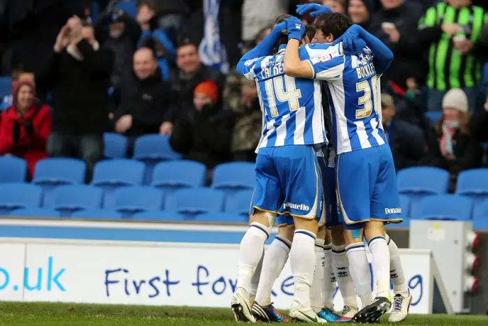 Framed Print : Brighton & Hove Albion's Ashley Barnes Scores First Goal Against Derby County in 2013 (12-01-2013) Framed Print : Brighton & Hove Albion's Ashley Barnes Scores First Goal Against Derby County in 2013 (12-01-2013)