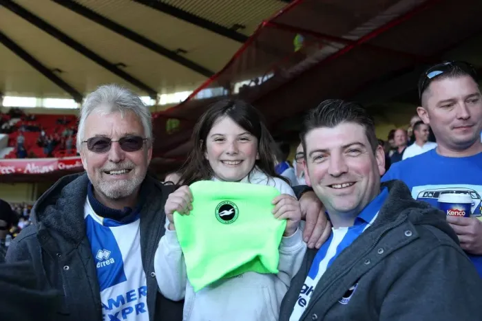 Framed Print : Brighton & Hove Albion's Away Game at Nottingham Forest (03MAY14)