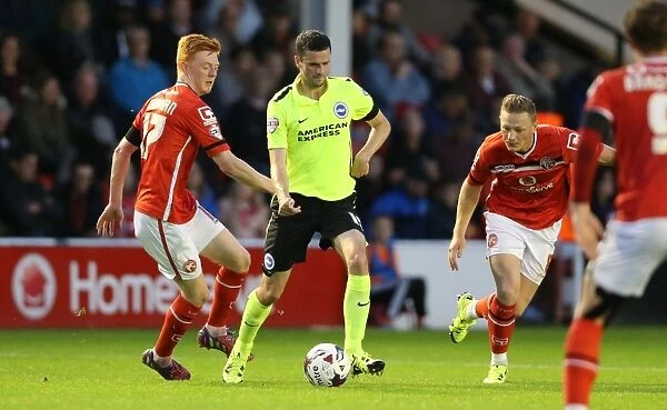 Brighton and Hove Albion's Battle at Walsall: Capital One Cup Clash (25AUG15)