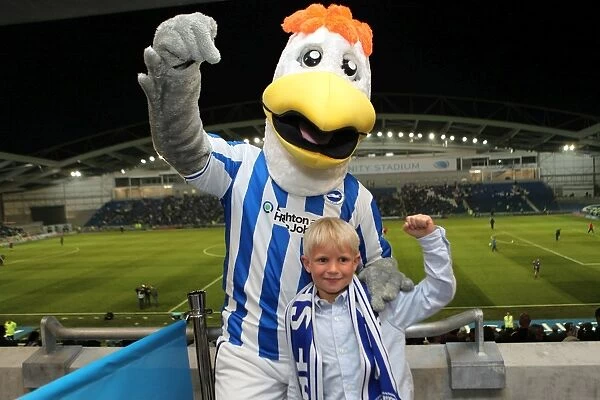 Brighton and Hove Albion's Beloved Mascot, Gully: A Heartwarming Reunion with His Adoring Fans