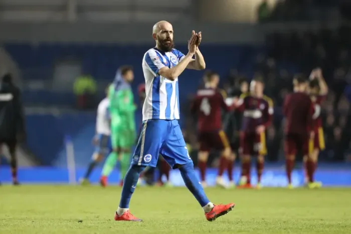 Framed Print : Brighton & Hove Albion's Bruno Saltor Applauds in EFL Sky Bet Championship Match vs Ipswich Town (14 February 2017) Framed Print : Brighton & Hove Albion's Bruno Saltor Applauds in EFL Sky Bet Championship Match vs Ipswich Town (14 February 2017)