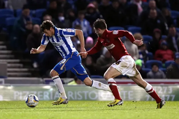 Framed Print : Brighton & Hove Albion's Will Buckley in Action Against Charlton Athletic, April 2013 Framed Print : Brighton & Hove Albion's Will Buckley in Action Against Charlton Athletic, April 2013