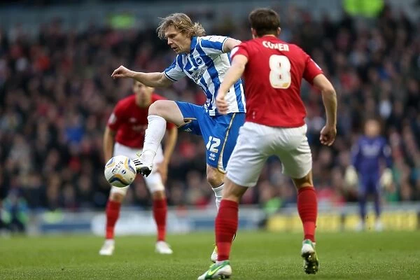 Brighton & Hove Albion's Craig Mackail-Smith in Action Against Nottingham Forest, December 15, 2012