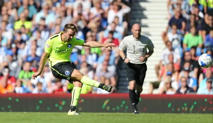 Framed Print : Brighton & Hove Albion's Dale Stephens Takes Shot Against Sevilla FC - Pre-Season Friendly 2015 Framed Print : Brighton & Hove Albion's Dale Stephens Takes Shot Against Sevilla FC - Pre-Season Friendly 2015