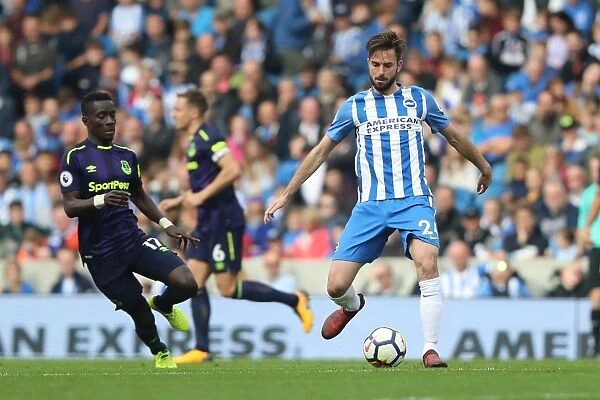 Brighton & Hove Albion's Davy Propper in Action Against Everton (15OCT17)