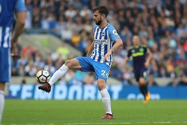 Brighton & Hove Albion's Davy Propper in Action Against Everton (Premier League, 12th August 2017)