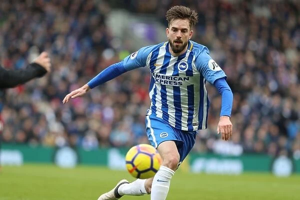 Brighton & Hove Albion's Davy Propper in Action Against Arsenal (04MAR18)