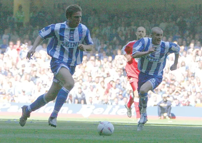 Framed Print : Brighton & Hove Albion's Epic Play-off Final Triumph: 2004 Championship Win Framed Print : Brighton & Hove Albion's Epic Play-off Final Triumph: 2004 Championship Win
