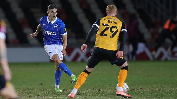 Brighton and Hove Albion's FA Cup Battle at Newport County: A Tense Third Round Clash (10th January 2021)