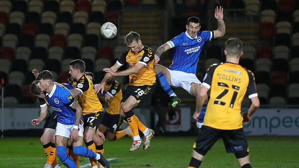 Brighton and Hove Albion's FA Cup Battle at Newport County: A Tenacious Third Round Tussle (10JAN21)