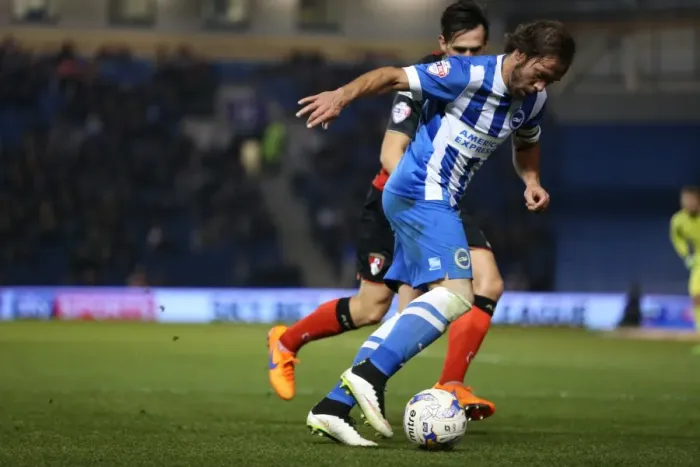 Framed Print : Brighton and Hove Albion's Inigo Calderon in Action Against AFC Bournemouth (April 10, 2015) Framed Print : Brighton and Hove Albion's Inigo Calderon in Action Against AFC Bournemouth (April 10, 2015)
