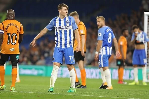 Brighton & Hove Albion's James Tilley in Action against Barnet in EFL Cup (22Aug17)