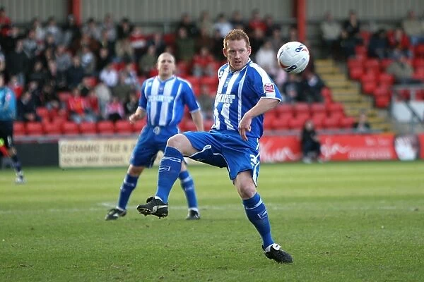 Brighton & Hove Albion's Kerry Mayo in Action Against Crewe Alexandra (3MAR07)