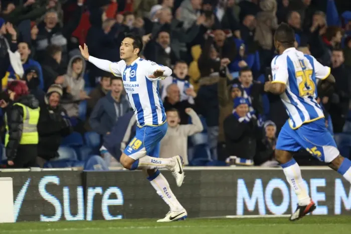 Framed Print : Brighton & Hove Albion's Leonardo Ulloa Celebrates Goal Against QPR, Skybet Championship 2014 Framed Print : Brighton & Hove Albion's Leonardo Ulloa Celebrates Goal Against QPR, Skybet Championship 2014