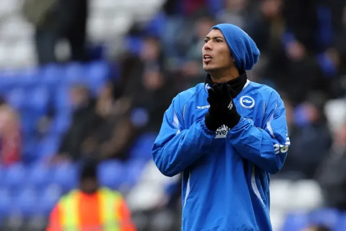 Framed Print : Brighton & Hove Albion's Leonardo Ulloa Warming Up Ahead of Blackburn Clash at Birmingham City (January 19, 2013) Framed Print : Brighton & Hove Albion's Leonardo Ulloa Warming Up Ahead of Blackburn Clash at Birmingham City (January 19, 2013)