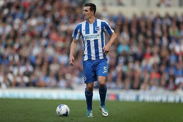 Brighton & Hove Albion's Lewis Dunk in Action Against Bristol City - EFL Sky Bet Championship, 29th April 2017