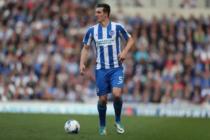 Framed Print : Brighton & Hove Albion's Lewis Dunk in Action Against Bristol City - EFL Sky Bet Championship, 29th April 2017