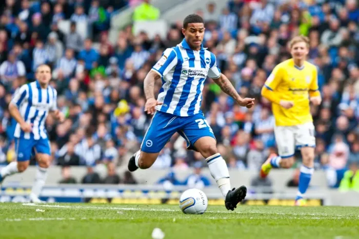 Framed Print : Brighton & Hove Albion's Liam Bridcutt: A Determined Display in the Npower Championship vs Birmingham City (April 2012) Framed Print : Brighton & Hove Albion's Liam Bridcutt: A Determined Display in the Npower Championship vs Birmingham City (April 2012)