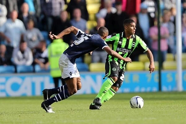 Brighton & Hove Albion's Liam Bridcutt in Action Against Millwall, Championship Clash at The Den (September 22, 2012)