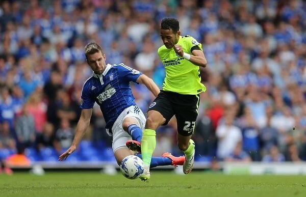 Brighton and Hove Albion's Liam Rosenior in Action Against Ipswich Town, Sky Bet Championship 2015