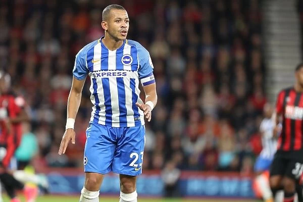 Brighton and Hove Albion's Liam Rosenior in Action against AFC Bournemouth in EFL Cup Clash (19SEP17)