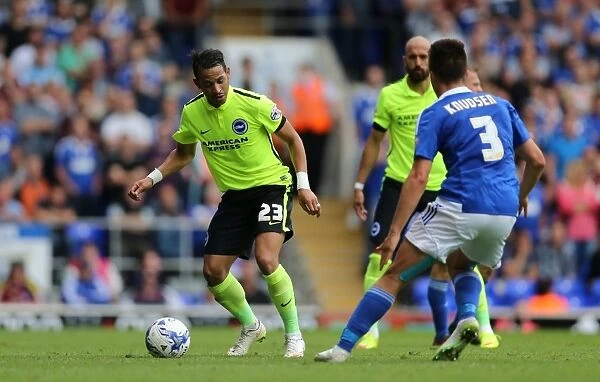 Brighton and Hove Albion's Liam Rosenior Faces Off Against Ipswich Town in Sky Bet Championship Clash, August 2015