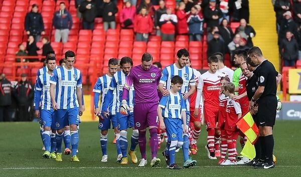 Brighton & Hove Albion's Mascot at Charlton Athletic's The Valley during Sky Bet Championship Match, 10 January 2015