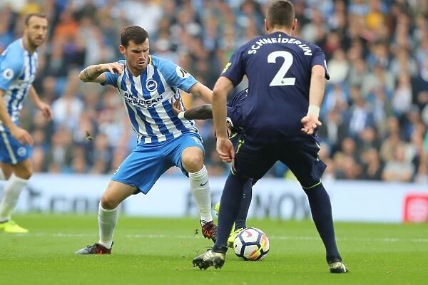 Brighton & Hove Albion's Pascal Gross in Action Against Everton (15OCT17)