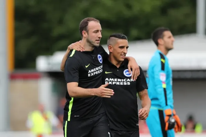 Framed Print : Brighton and Hove Albion's Pre-season Challenge: A Look at the Action against Crawley Town at Checkatrade Stadium (16th July 2016) Framed Print : Brighton and Hove Albion's Pre-season Challenge: A Look at the Action against Crawley Town at Checkatrade Stadium (16th July 2016)