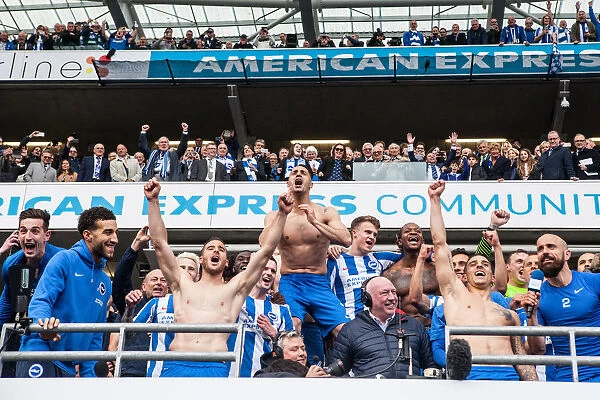 Brighton and Hove Albion's Promotion Celebration: 17APR17 vs Wigan Athletic, Sky Bet Championship