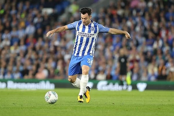 Brighton and Hove Albion's Richie Towell Scores in EFL Cup Clash Against Barnet (22AUG17)