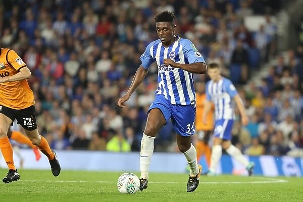 Brighton & Hove Albion's Rohan Ince in Action against Barnet in EFL Cup Match, 22nd August 2017