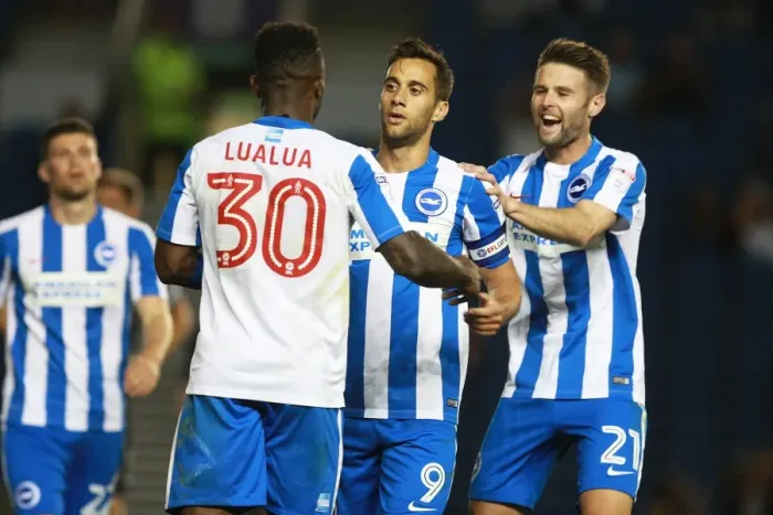 Framed Print : Brighton & Hove Albion's Sam Baldock Scores in EFL Cup Win Against Colchester United (09AUG16) Framed Print : Brighton & Hove Albion's Sam Baldock Scores in EFL Cup Win Against Colchester United (09AUG16)
