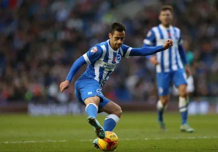 Framed Print : Brighton & Hove Albion's Sam Baldock Scores Against Wigan Athletic - Sky Bet Championship 2014 Framed Print : Brighton & Hove Albion's Sam Baldock Scores Against Wigan Athletic - Sky Bet Championship 2014