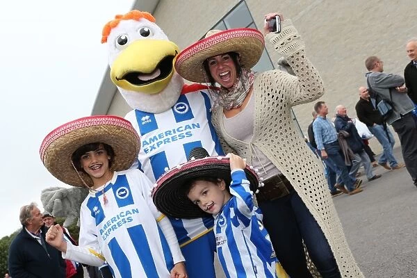 Brighton & Hove Albion's Spanish Day Celebration: Fans Dress Up at Amex Stadium vs. Bolton Wanderers (September 21, 2013)