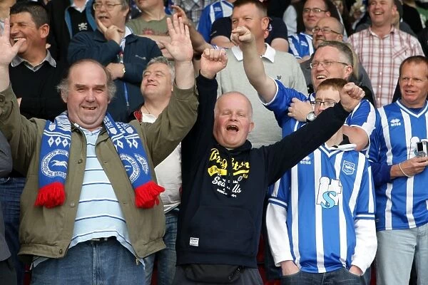 Brighton & Hove Albion's Thrilling Away Win at Walsall (2010-11 Season): Walsall Celebrations