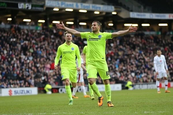 Brighton and Hove Albion's Thrilling Championship Win Against MK Dons (19MAR16)