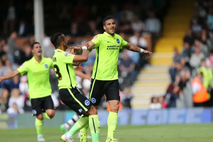 Framed Print : Brighton and Hove Albion's Tomer Hemed Scores Decisive Penalty in 2-1 Sky Bet Championship Win over Fulham (August 15, 2015) Framed Print : Brighton and Hove Albion's Tomer Hemed Scores Decisive Penalty in 2-1 Sky Bet Championship Win over Fulham (August 15, 2015)