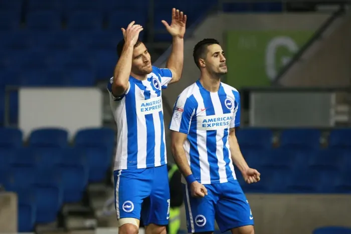 Framed Print : Brighton & Hove Albion's Tomer Hemed Scores Second Goal vs. Milton Keynes Dons in FA Cup Third Round (07JAN17) Framed Print : Brighton & Hove Albion's Tomer Hemed Scores Second Goal vs. Milton Keynes Dons in FA Cup Third Round (07JAN17)