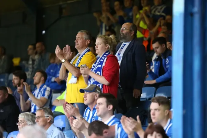 Framed Print : Brighton and Hove Albion's Triumph over Southend United in the 2015 Capital One Cup