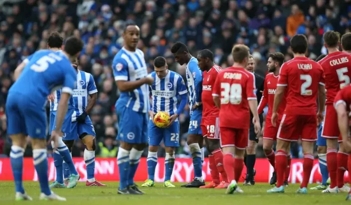 Framed Print : Brighton Midfielder Danny Holla in Action Against Nottingham Forest, Sky Bet Championship 2015 Framed Print : Brighton Midfielder Danny Holla in Action Against Nottingham Forest, Sky Bet Championship 2015