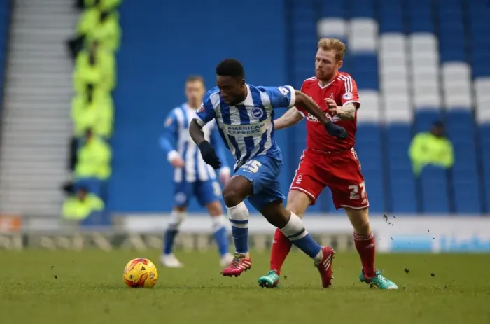 Framed Print : Brighton Midfielder Kazenga LuaLua in Action against Nottingham Forest, Sky Bet Championship 2015 Framed Print : Brighton Midfielder Kazenga LuaLua in Action against Nottingham Forest, Sky Bet Championship 2015