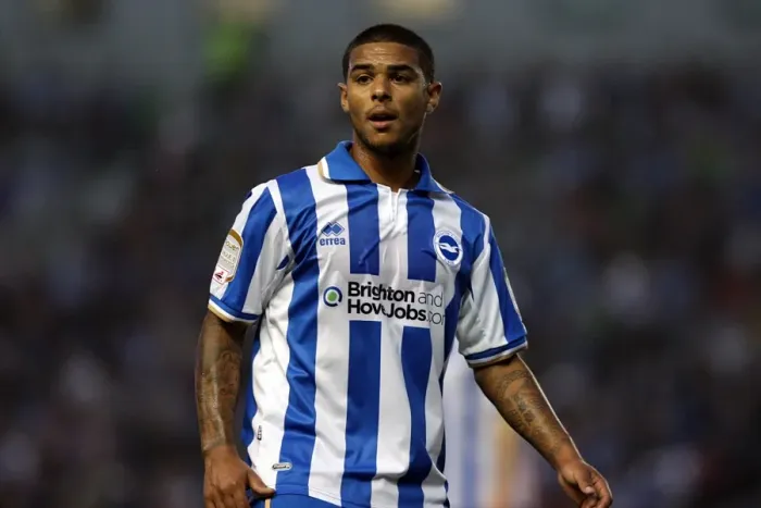 Framed Print : Brighton Midfielder Liam Bridcutt: Unwavering Focus and Determination on the Field Framed Print : Brighton Midfielder Liam Bridcutt: Unwavering Focus and Determination on the Field