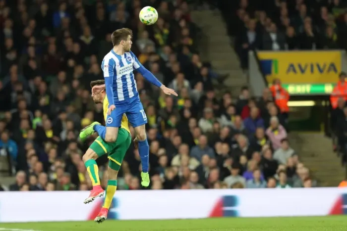 Framed Print : Brighton and Norwich: A Tight EFL Sky Bet Championship Battle at Carrow Road, April 2017 Framed Print : Brighton and Norwich: A Tight EFL Sky Bet Championship Battle at Carrow Road, April 2017