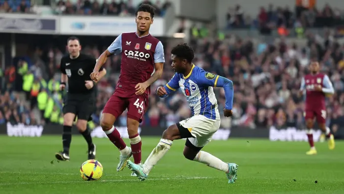 Framed Print : Brighton vs. Aston Villa: A Premier League Battle at American Express Community Stadium - 13 November 2022 Framed Print : Brighton vs. Aston Villa: A Premier League Battle at American Express Community Stadium - 13 November 2022