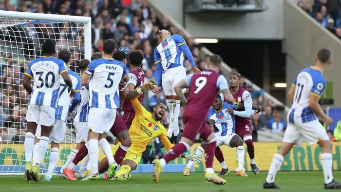 Framed Print : Brighton vs. Aston Villa: Premier League Clash at American Express Community Stadium (13NOV22) Framed Print : Brighton vs. Aston Villa: Premier League Clash at American Express Community Stadium (13NOV22)