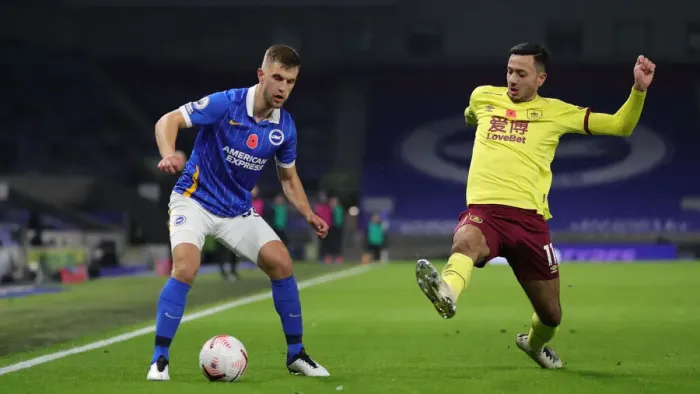Framed Print : Brighton vs. Burnley: Intense Premier League Clash at American Express Community Stadium (November 6, 2020) Framed Print : Brighton vs. Burnley: Intense Premier League Clash at American Express Community Stadium (November 6, 2020)