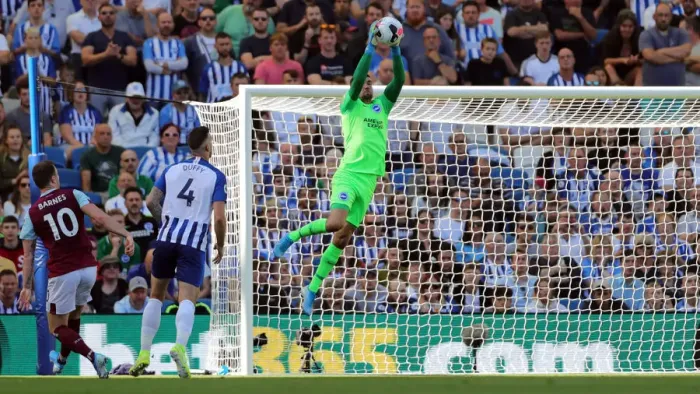 Framed Print : Brighton vs. Burnley: Premier League Clash at American Express Community Stadium (14SEP19)