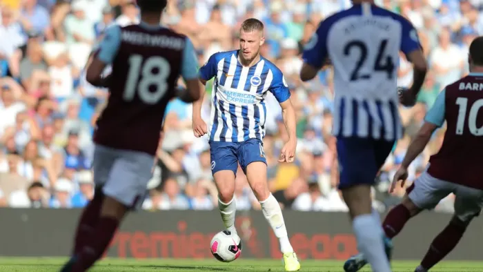 Framed Print : Brighton vs. Burnley: Premier League Clash at American Express Community Stadium (14SEP19)
